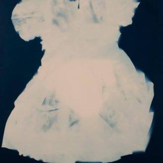 Cyanotype -Ghosts of Girlhood 1